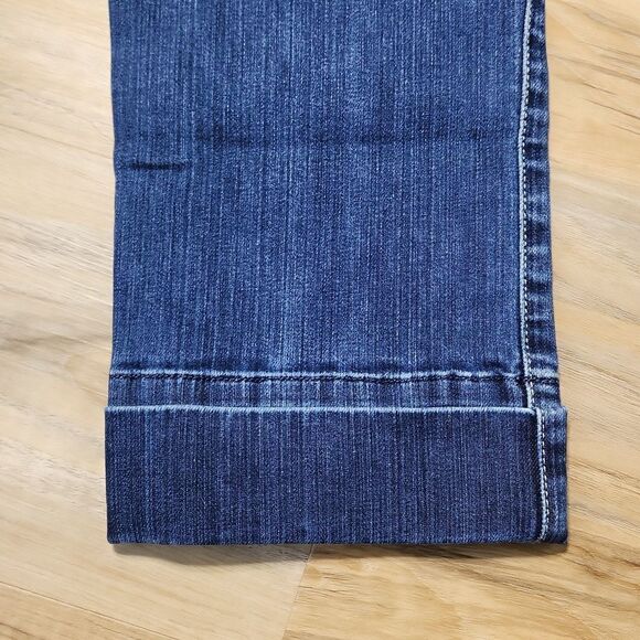 💜Anthropogie Joe's Jeans Socialite Kennedy Cuffed Capri Jeans Size 10/30 - Picture 11 of 12